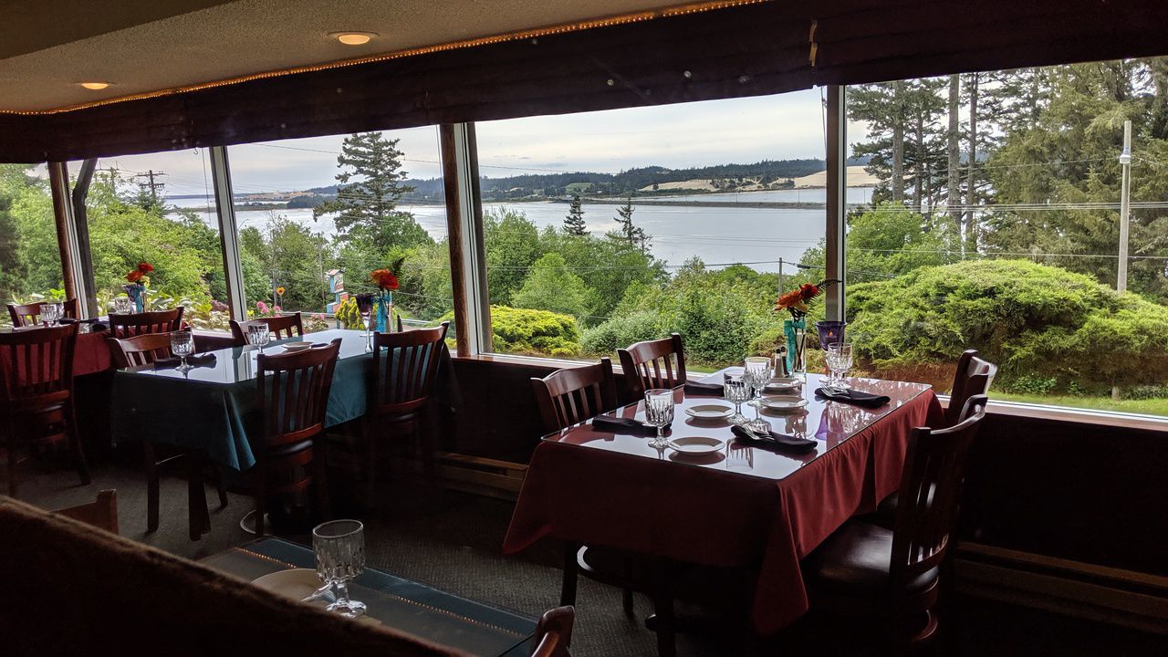 Hilltop house view